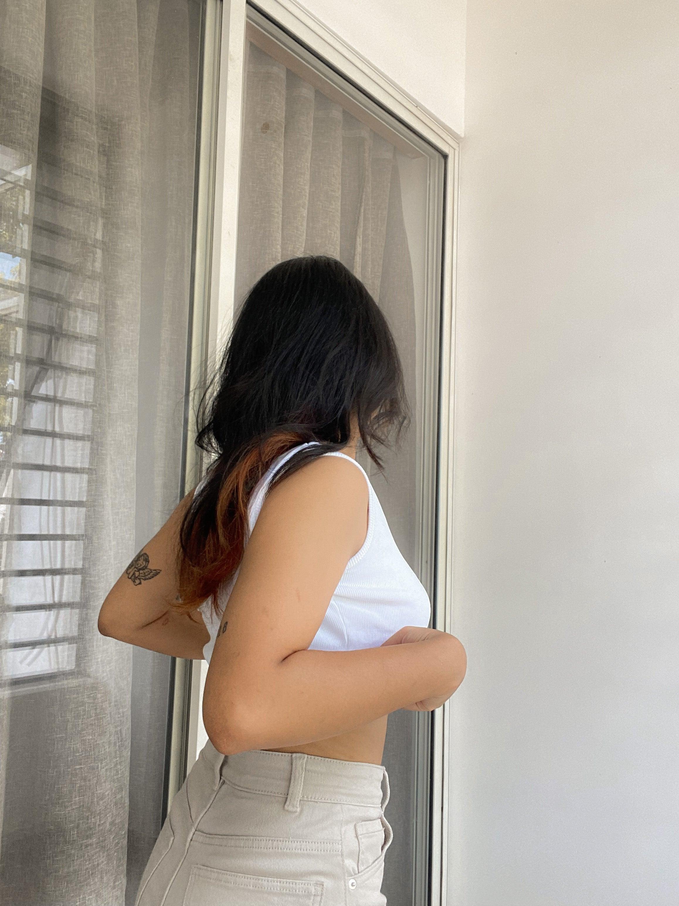 White Retro Tank Top - Emprall