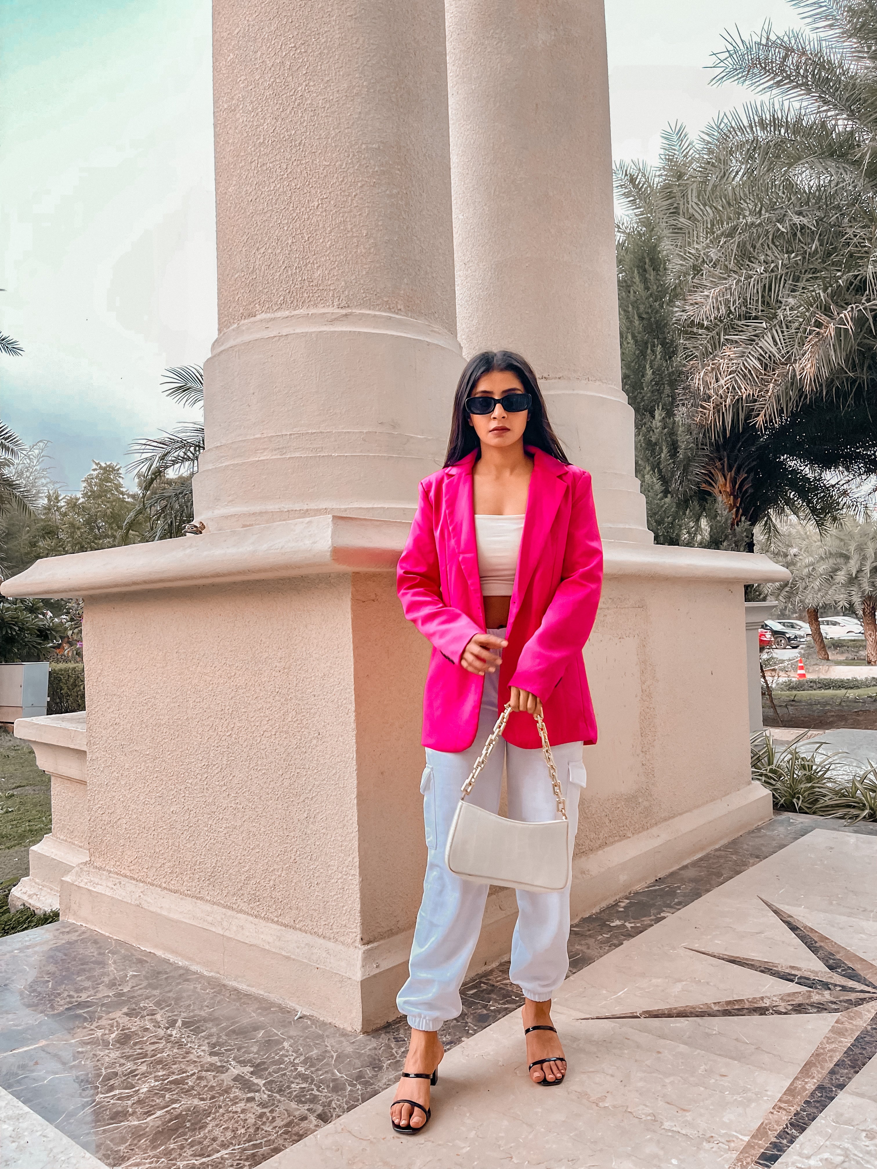 White cargo joggers - Emprall