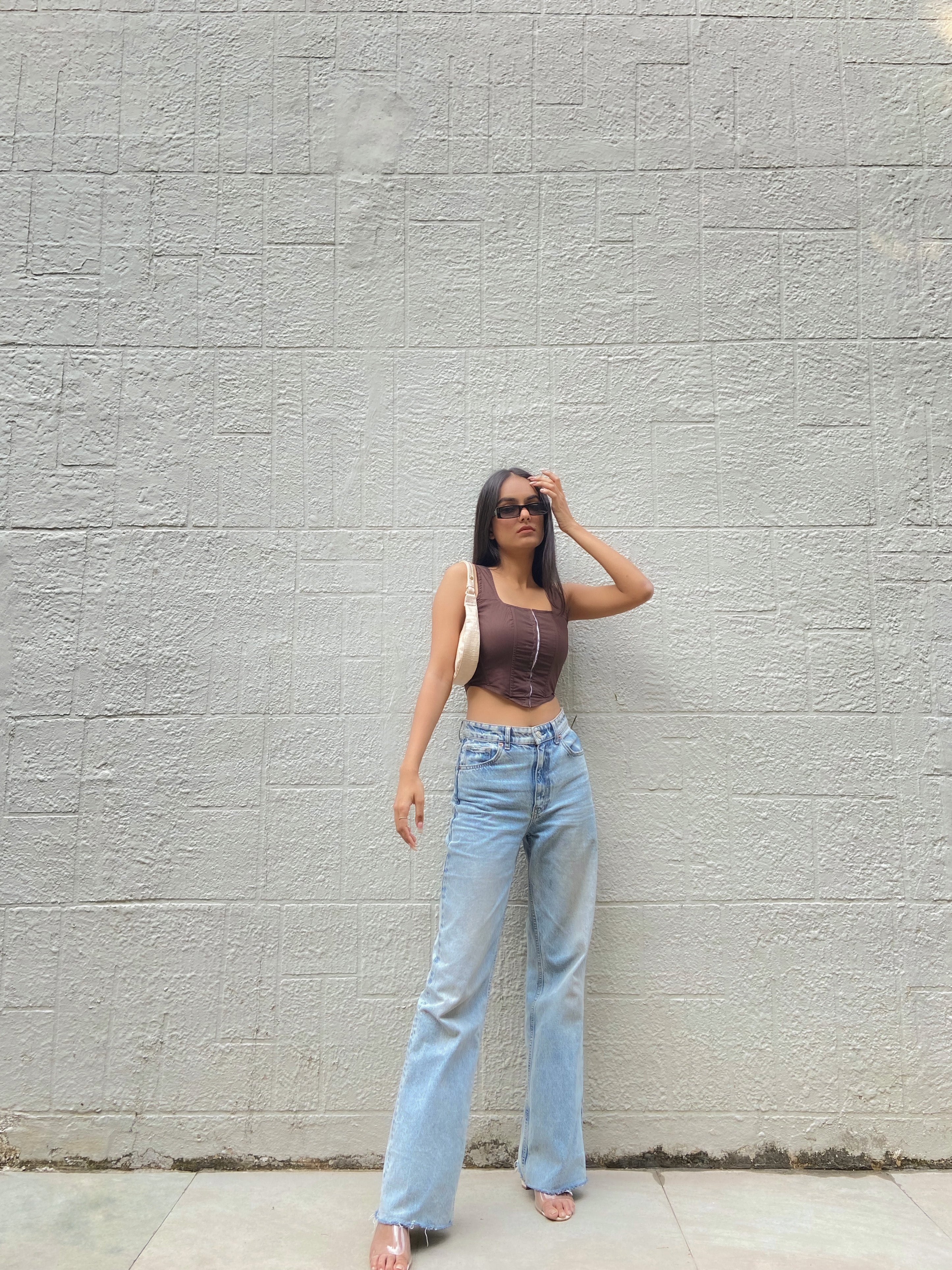 Shea Cocoa brown corset top - Emprall