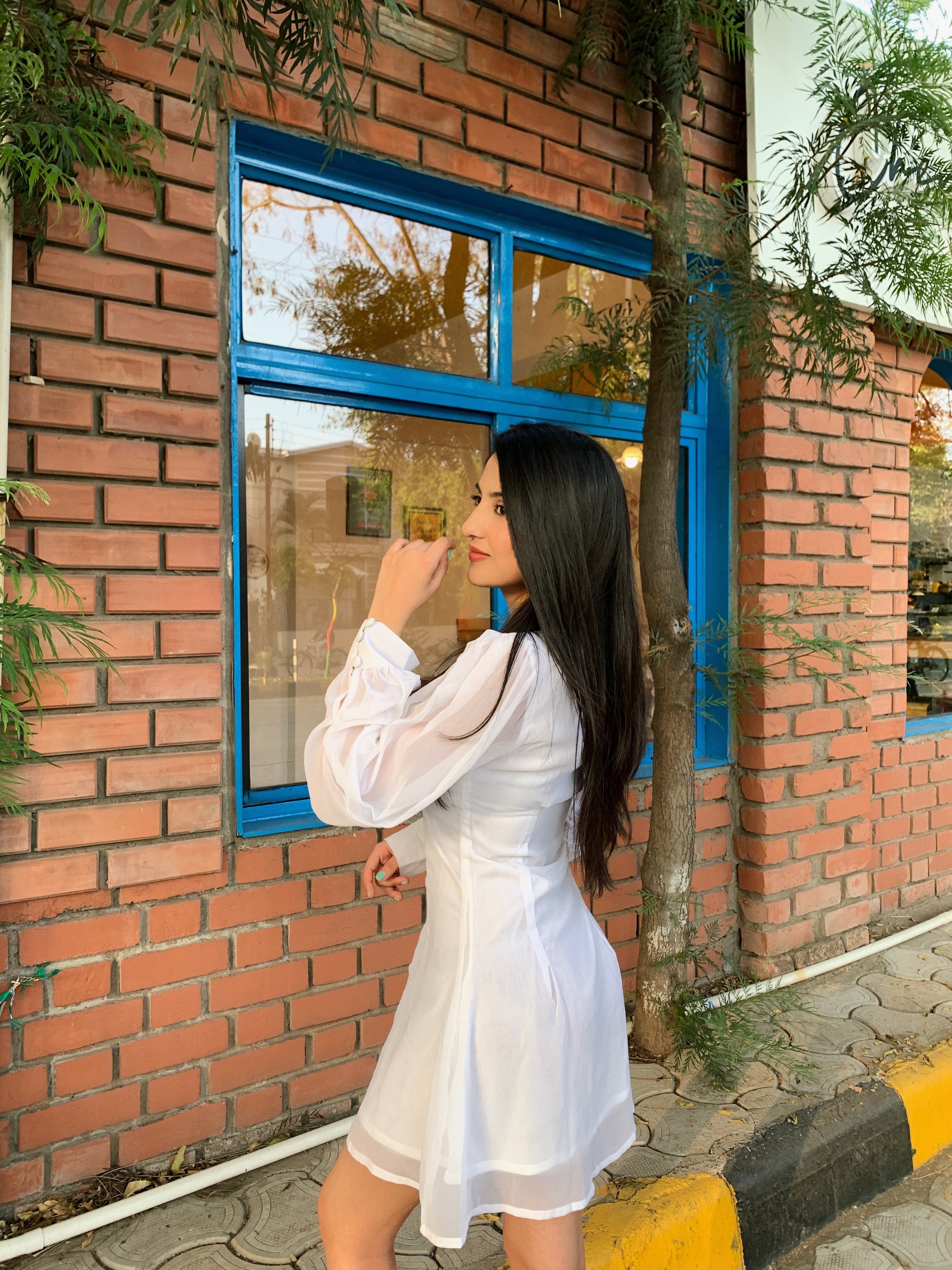 Charissa White dress - Emprall