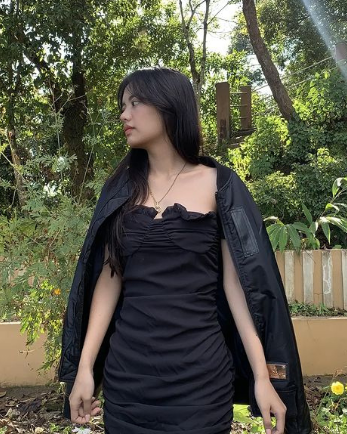 Kenzie black off shoulder dress - Emprall 
