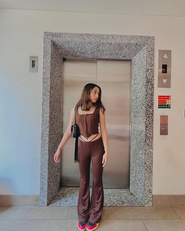 Shea Cocoa brown corset top - Emprall