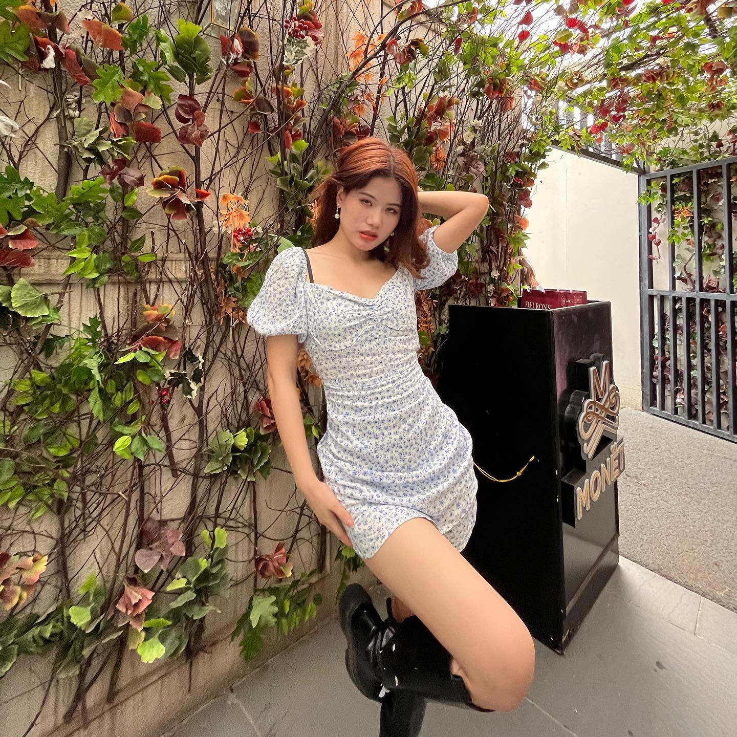 Summer nights mini floral dress - Emprall