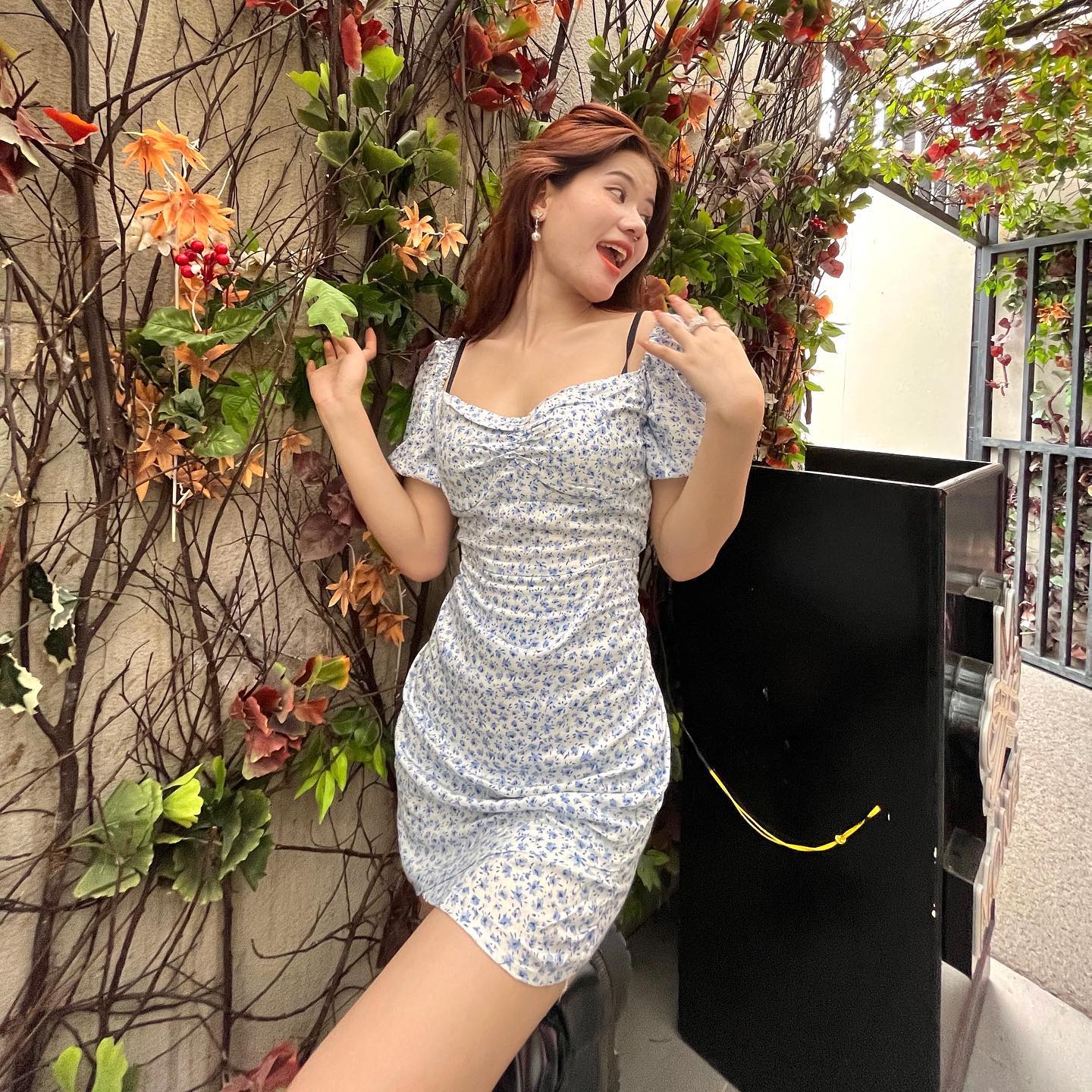 Summer nights mini floral dress - Emprall