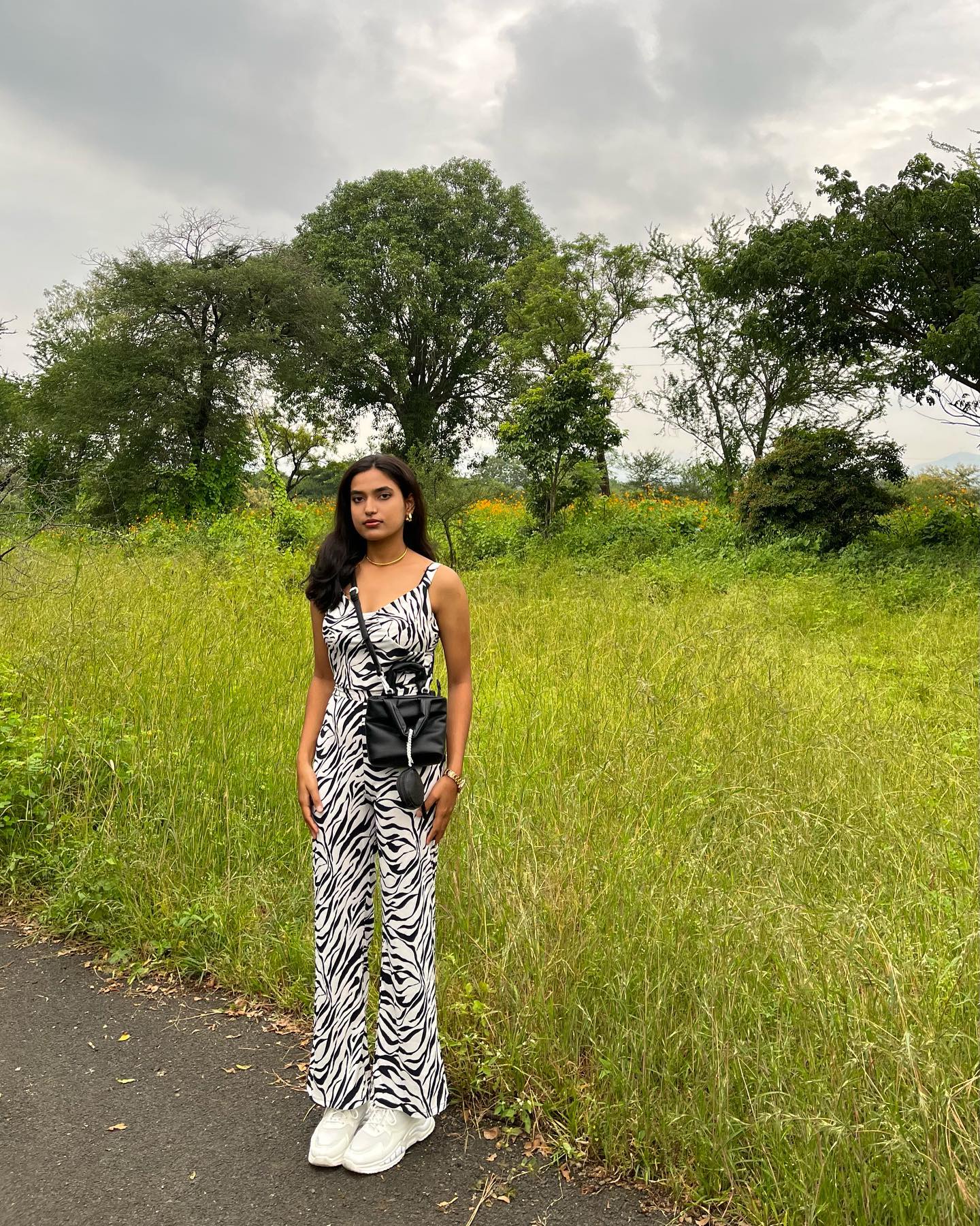 White zebra coord set - Emprall