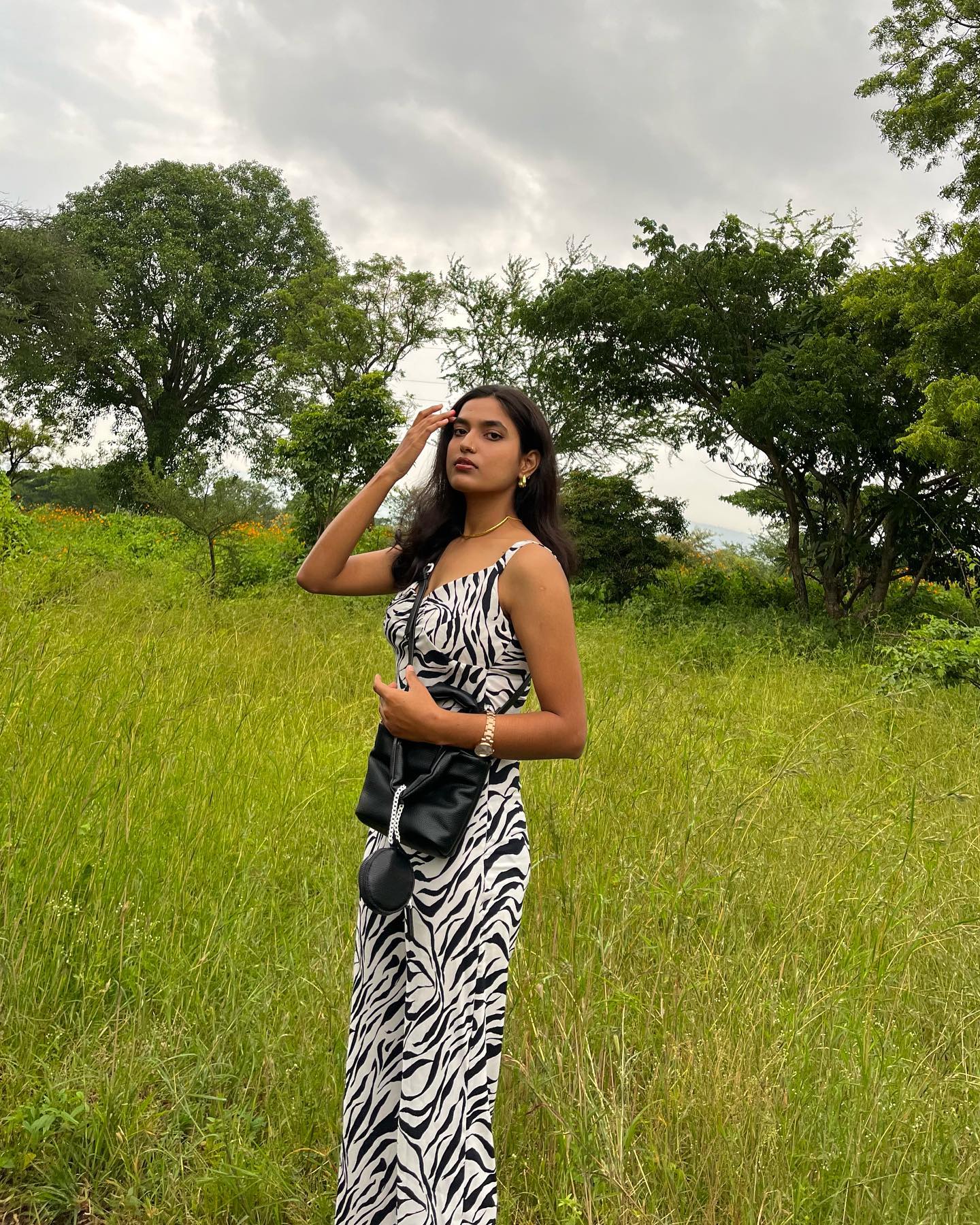 White zebra coord set - Emprall