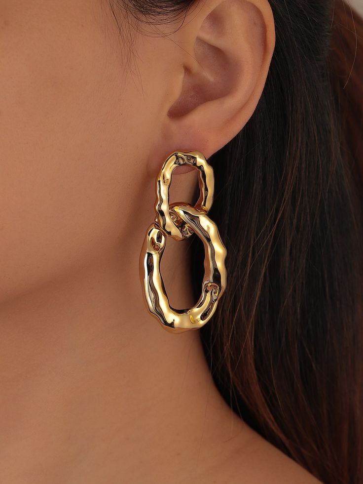 Trendy minimal pack of 3 earings ( Solitare , starfish )
