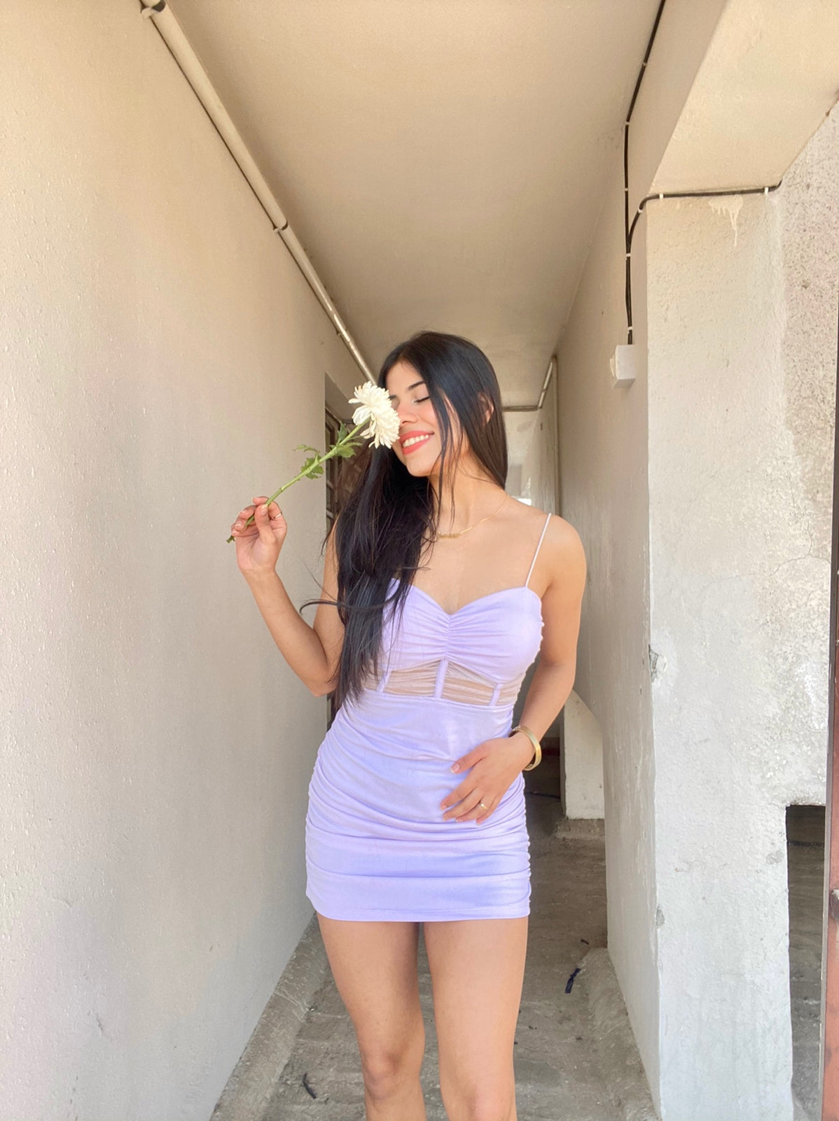 Lexy lilac dress