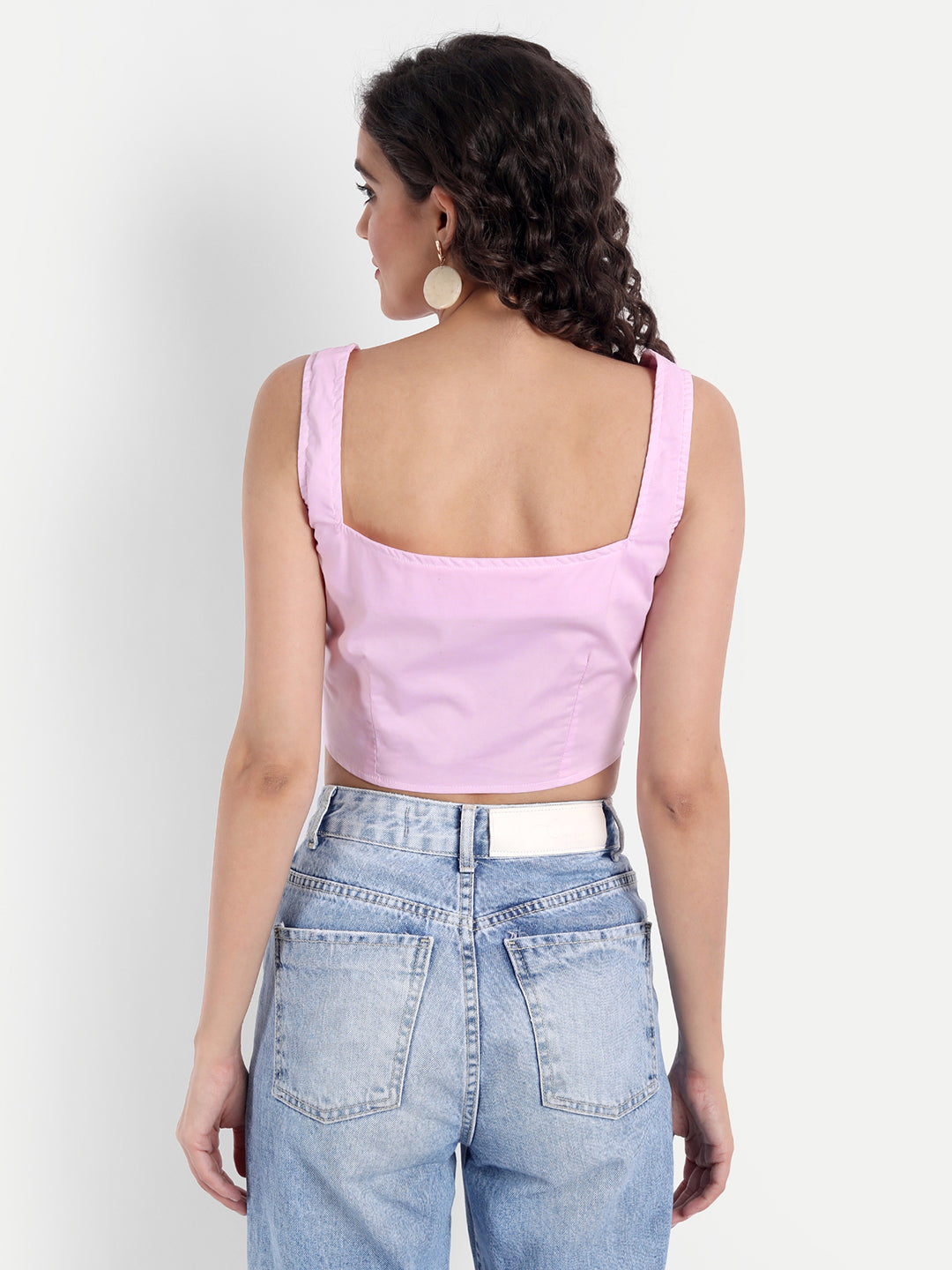 Shea Pink corset top