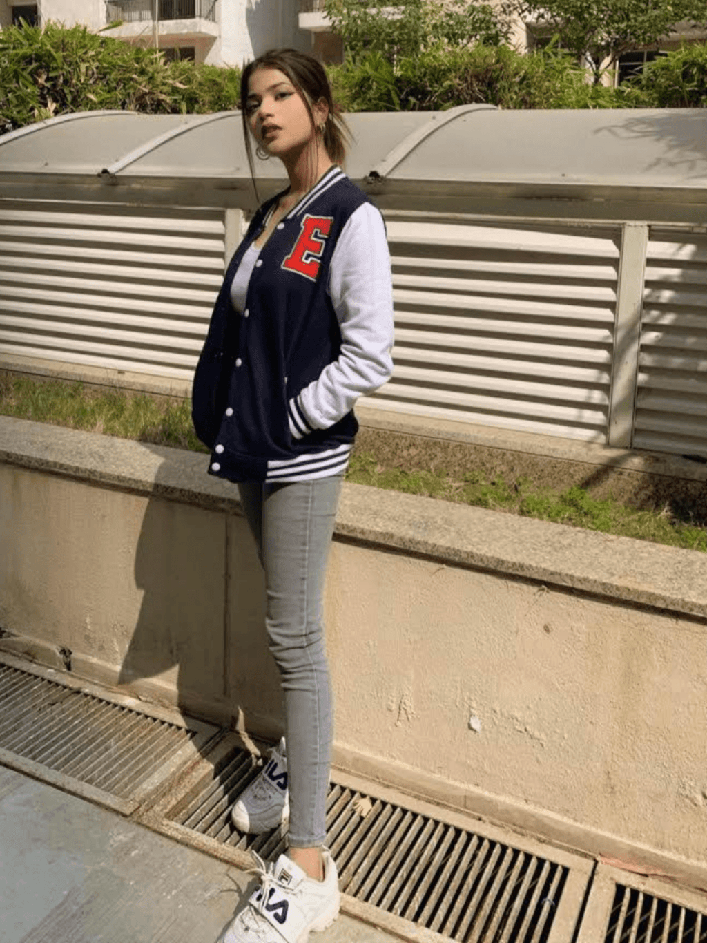 Emma Blue Varsity Jacket