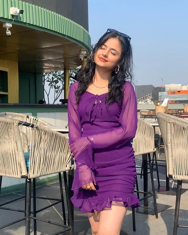 Gemstone purple dress